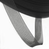 Puha lószőr szalag 14 mm széles - Black (Fekete)